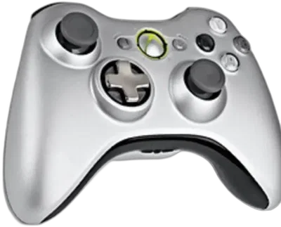 Microsoft Xbox 360 Silver Controller