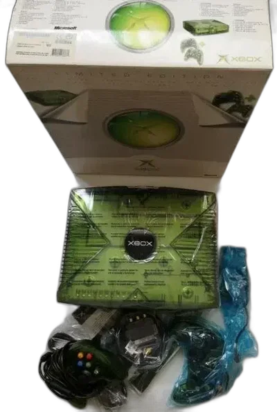 Microsoft Xbox Classic Crystal Green Limited Edition Console
