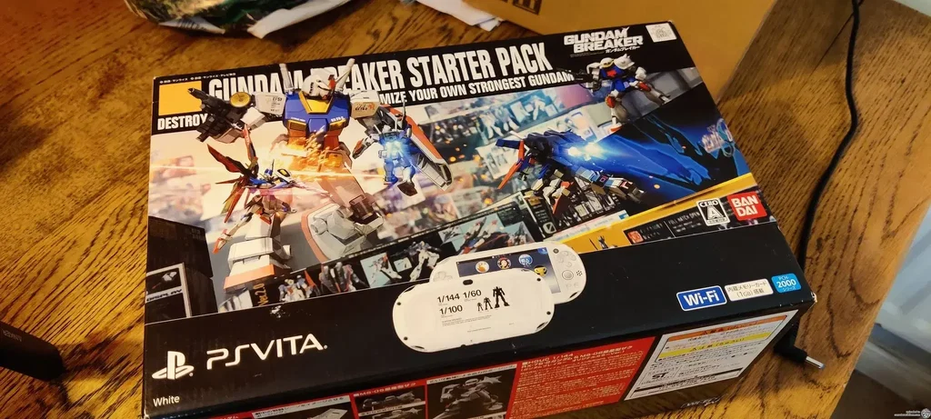 Consolevariations - Sony PS Vita Slim Gundam Breaker Starter Pack