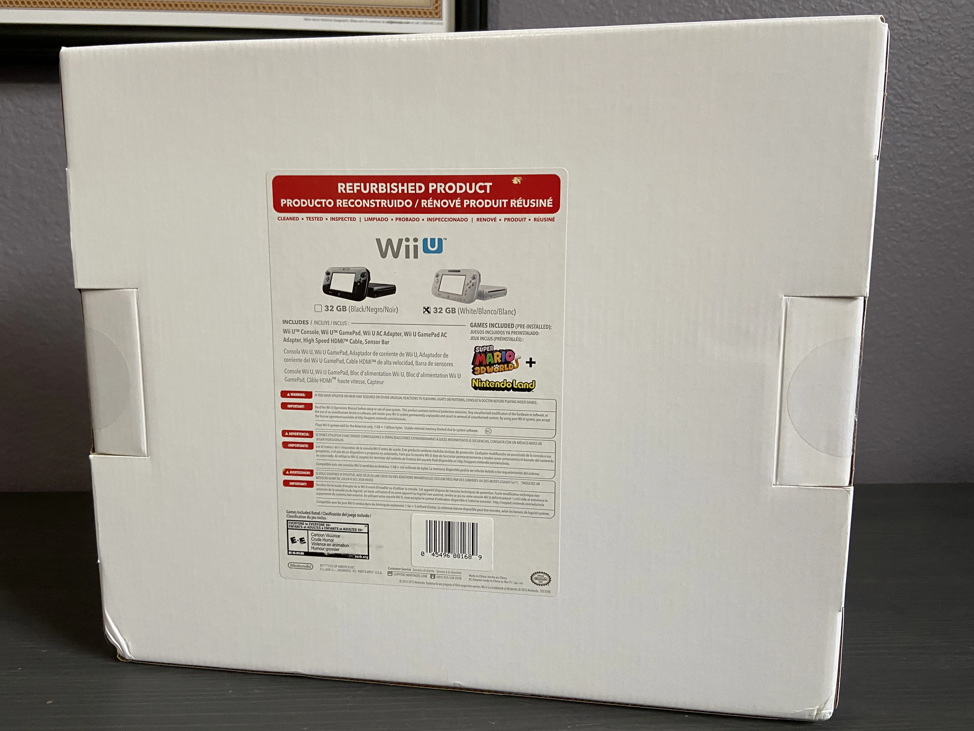 Nintendo Wii U  White 32GB Console