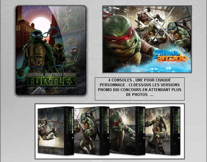  Microsoft Xbox 360 Teenage Mutant Ninja Turtles Console