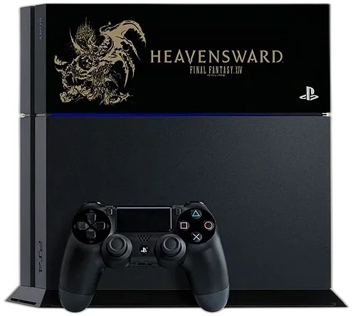  Sony PlayStation 4 Final Fantasy XIV Heavensward Jet Black Console