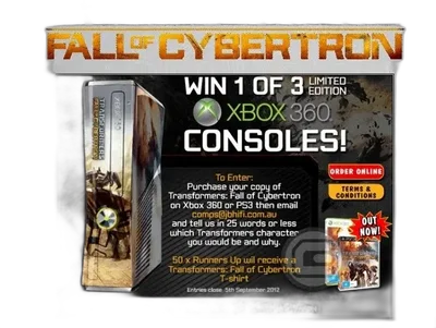 Microsoft Xbox 360 Transformers Fall of Cybertron Console