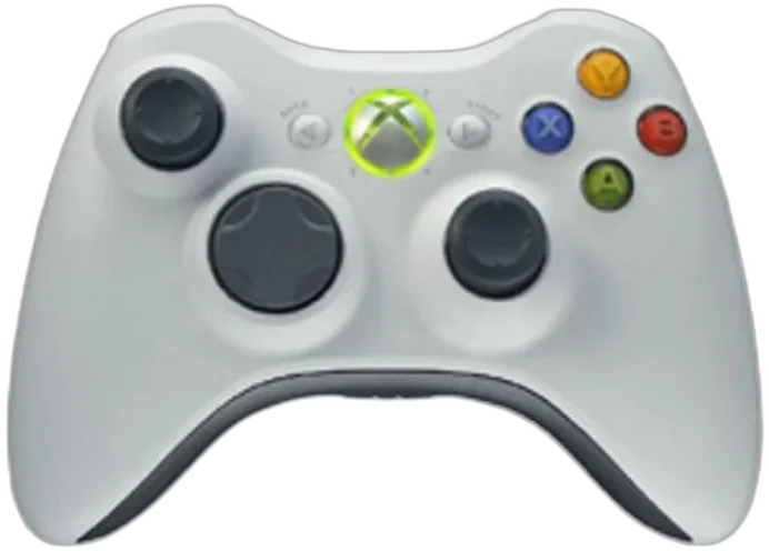  Microsoft Xbox 360 White Controller