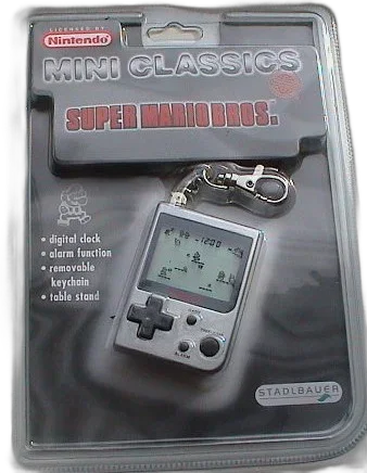  Nintendo Game &amp; Watch Mini Classic Super Mario Bros. Silver Modell 10315 Stadlbauer [DE]