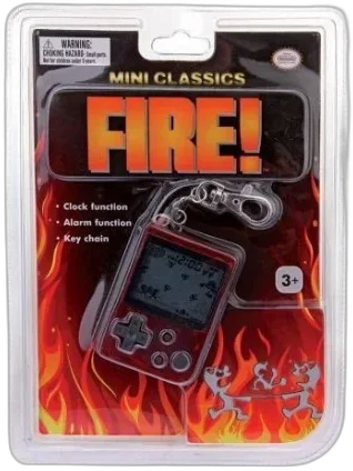  Nintendo Game &amp; Watch Mini Classic Fire Translucent Red Stadlbauer [DE]