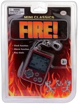Nintendo Game & Watch Mini Classic Fire Translucent Red Stadlbauer [DE]