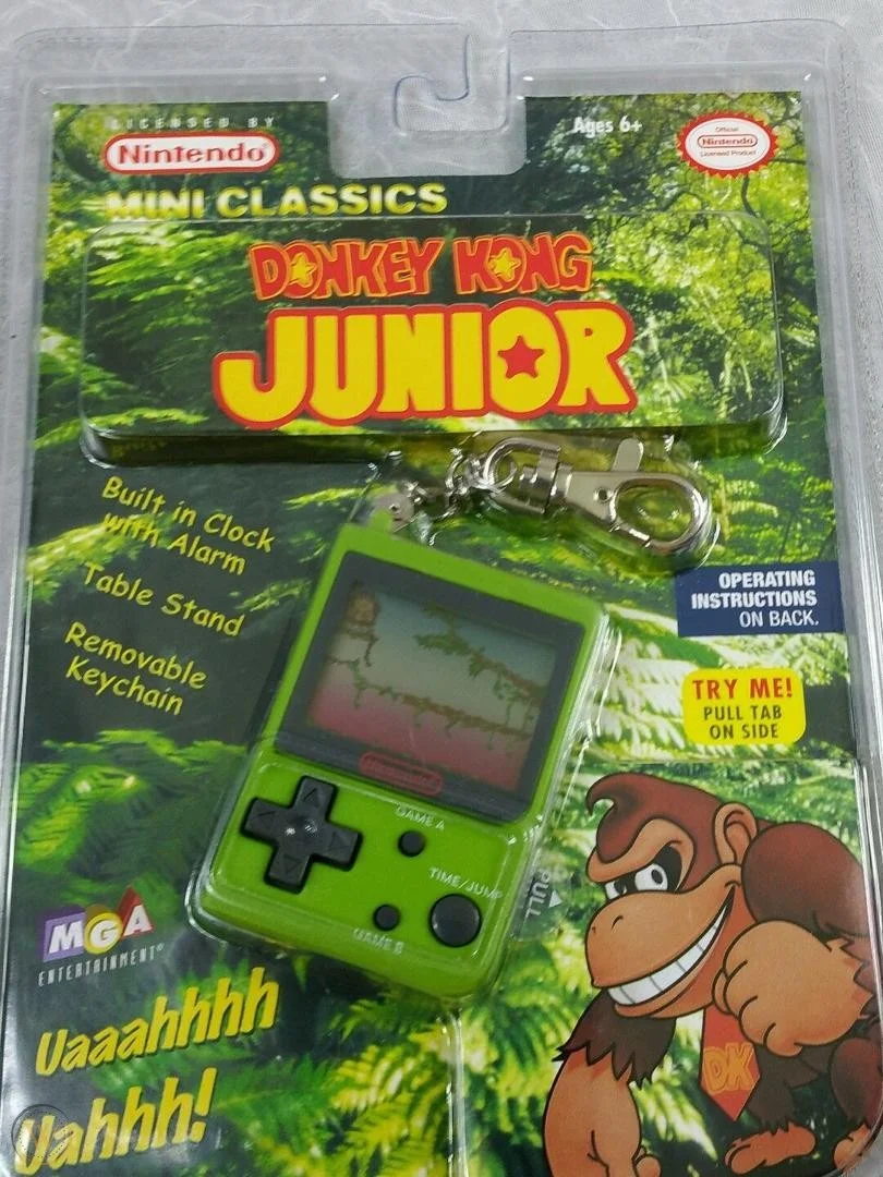  Nintendo Game &amp; Watch Mini Classic Donkey Kong Junior Light Green It‘s Outrageous Colored Screen [US]