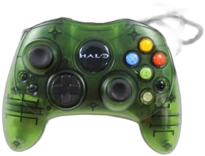  Microsoft Xbox Halo Green Controller S