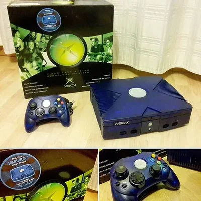 Microsoft Xbox Crystal Ice Blue [CA]