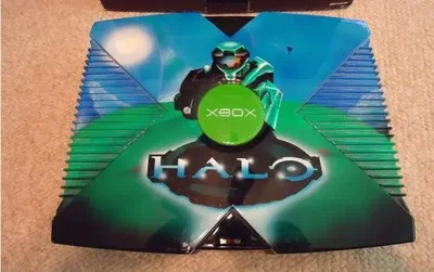 Microsoft Xbox Halo CE Airbrush Console