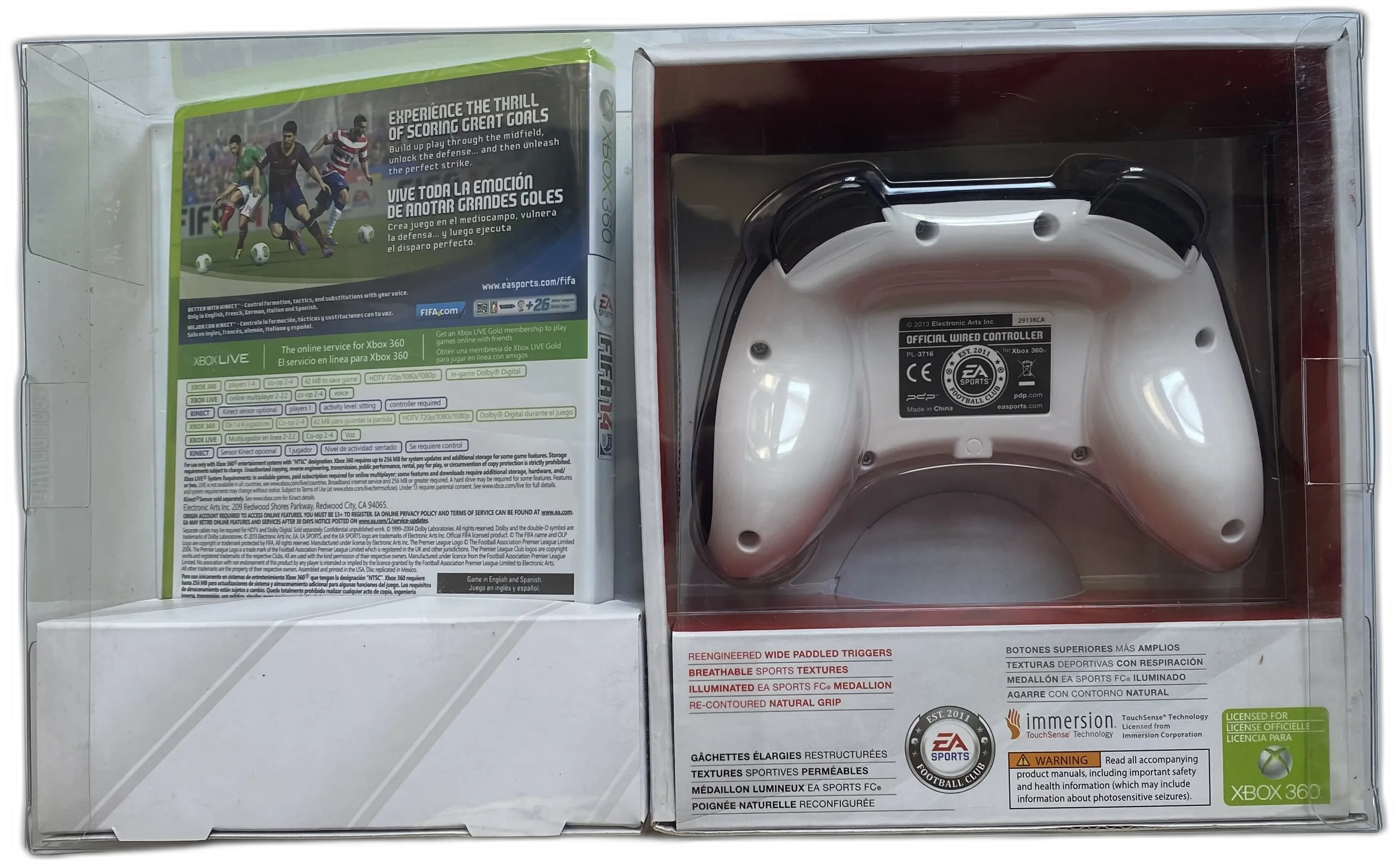  EA Sports Xbox 360 FIFA 14 Controller Bundle