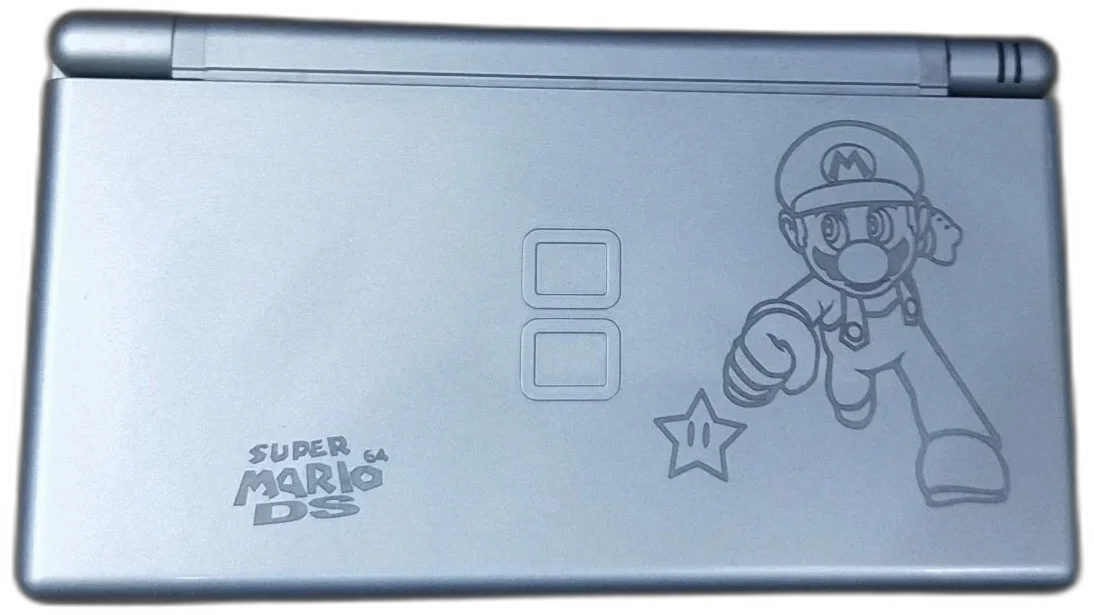  iQue DS Lite Silver Super Mario 64 DS Console