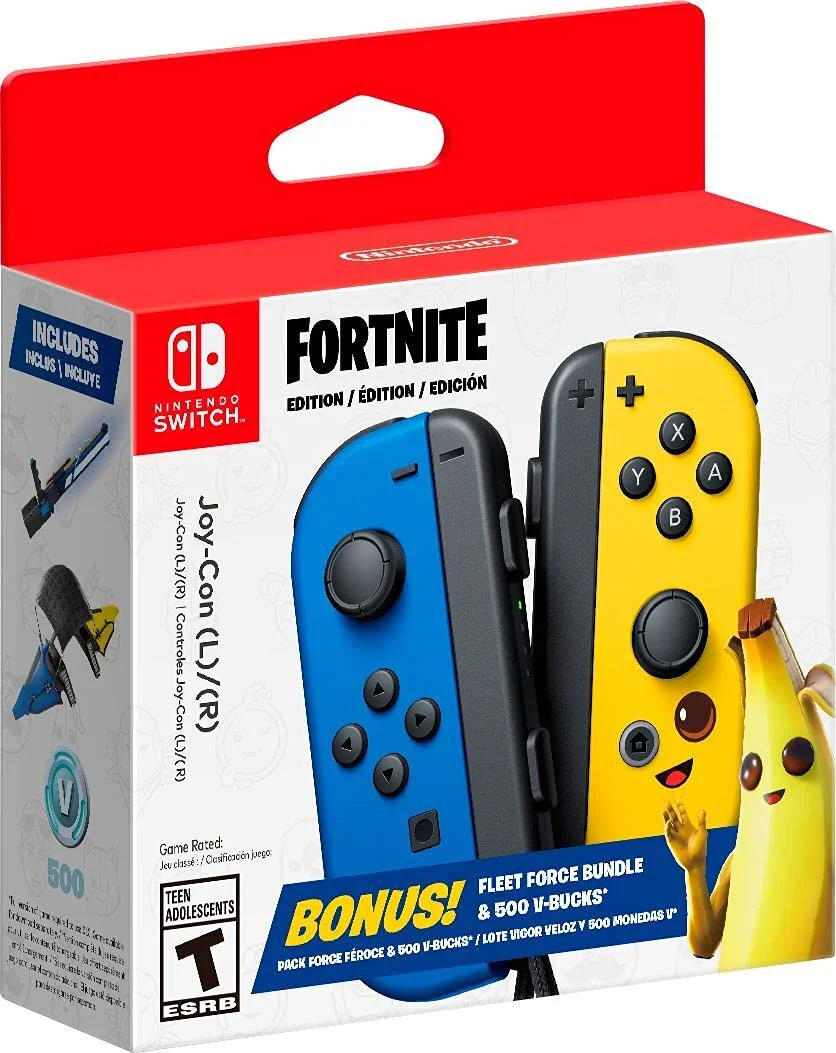 Fortnite Joy-Cons Announced with Bonus In-Game Items