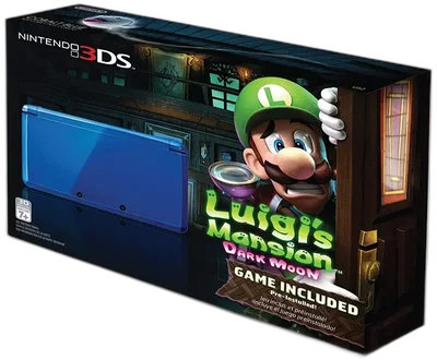 Nintendo 3DS Cobalt Blue Luigi's Mansion Bundle [NA]