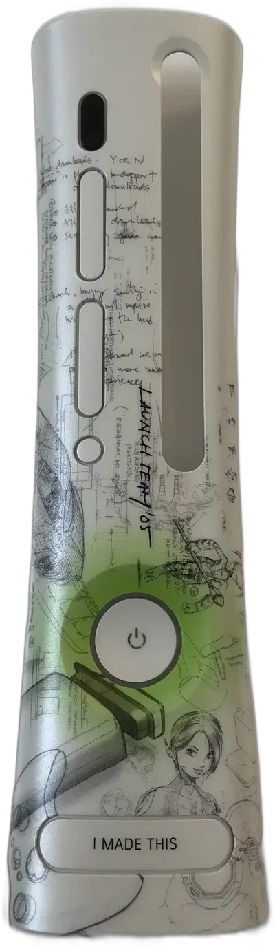 Microsoft Xbox 360 Launch Team '05 "I Made This"  Faceplate