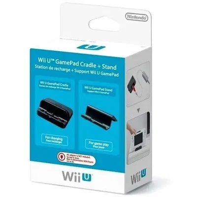 Nintendo Wii U Gamepad Cradle + Stand