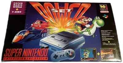 SNES F-Zero & Super Mario Mario Bundle