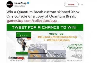 Microsoft Xbox One Quantum Break Console