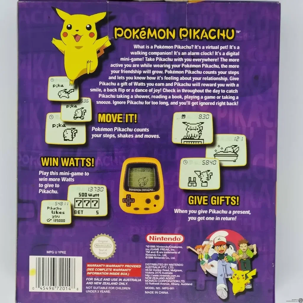 Consolevariations - Nintendo Pocket Pikachu Box [AUS
