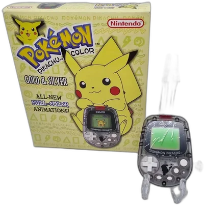 Nintendo  Color Pikachu Gold & Silver Box console