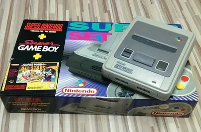 SNES Super Game Boy + Super Mario Allstars Bundle