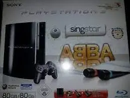 Sony Playstation 3 80GB Singstar ABBA Bundle