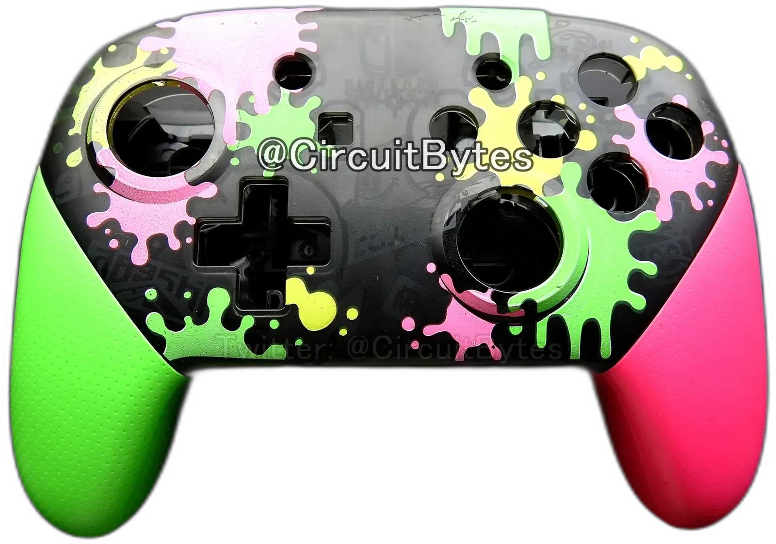  Splatoon 2 Switch Pro  Prototype Color Version Controller