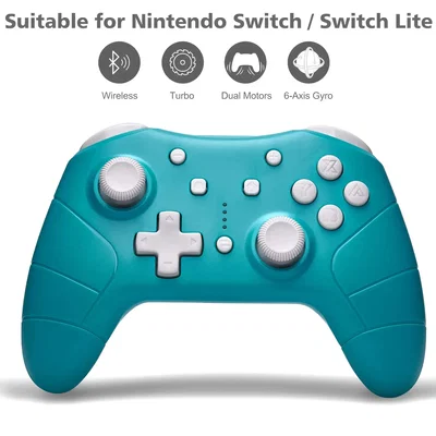 Funlab Switch Turquoise Wireless Pro Controller