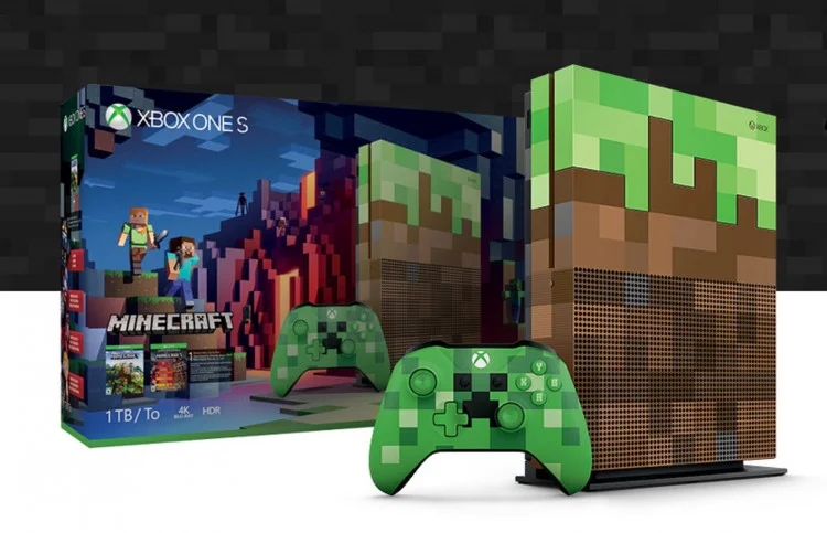  Microsoft Xbox One S Minecraft Console