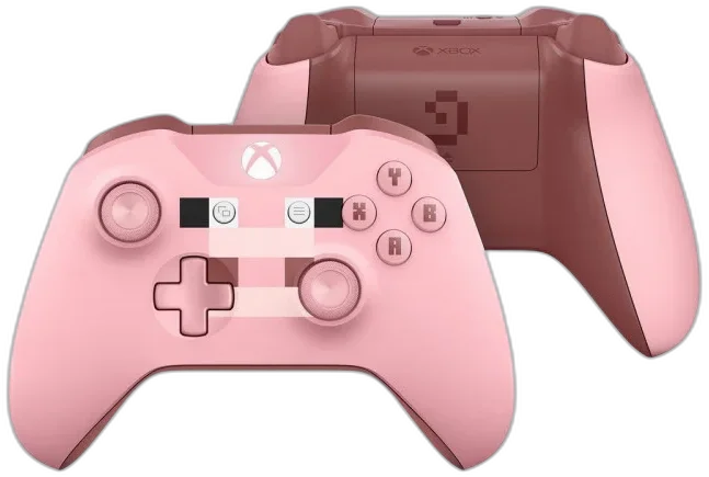  Microsoft Xbox One S MineCraft Pig Controller