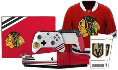Microsoft Xbox One S NHL Chicago Blackhawks Console