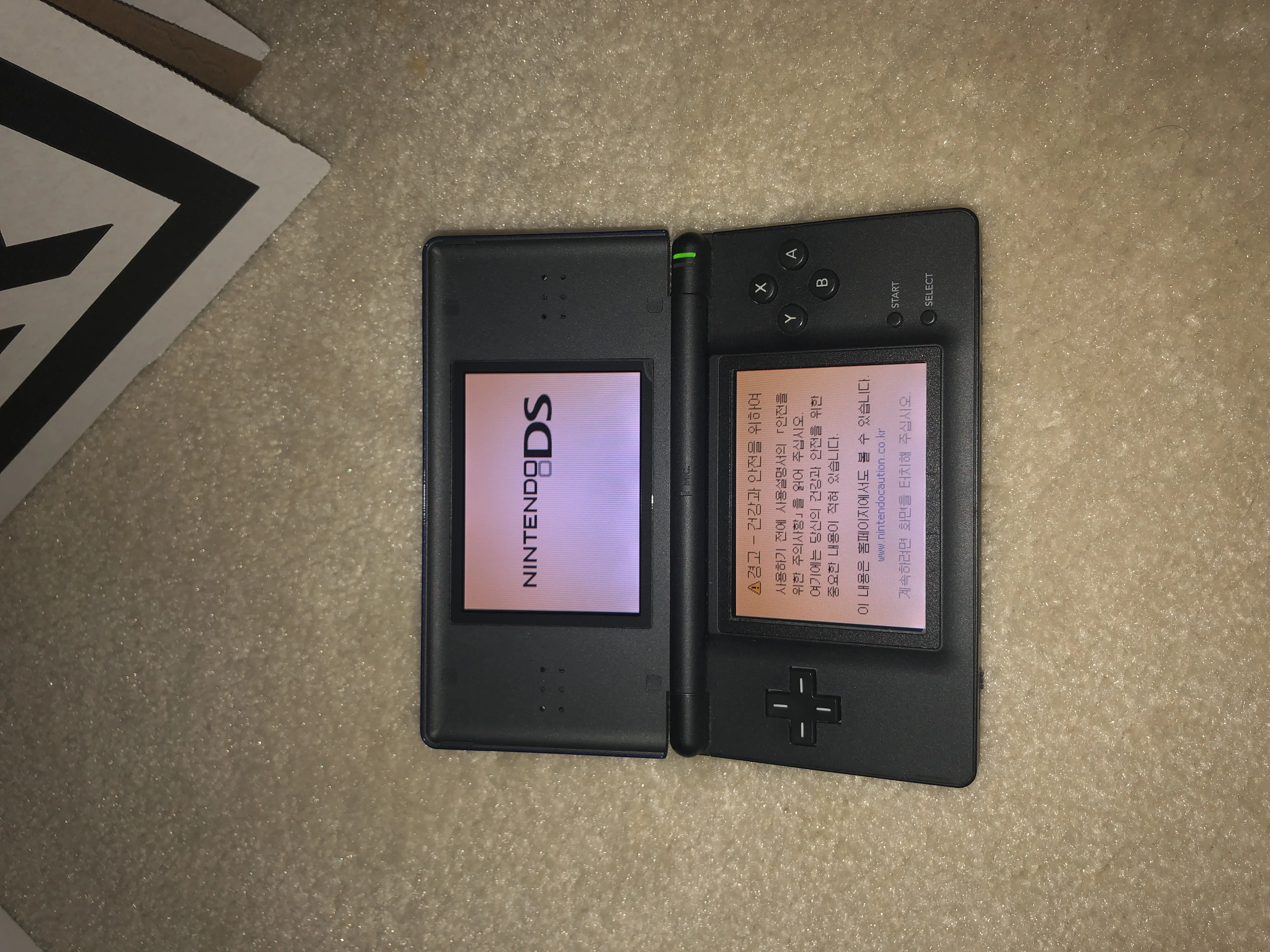 Nintendo DS Lite Black & Cobalt Blue Console [KOR