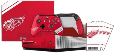 Microsoft Xbox One S NHL Detroit Red Wings Console