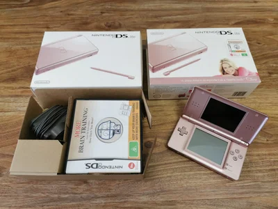 Nintendo DS Lite Metallic Rose + More Brain Training Bundle [AU]
