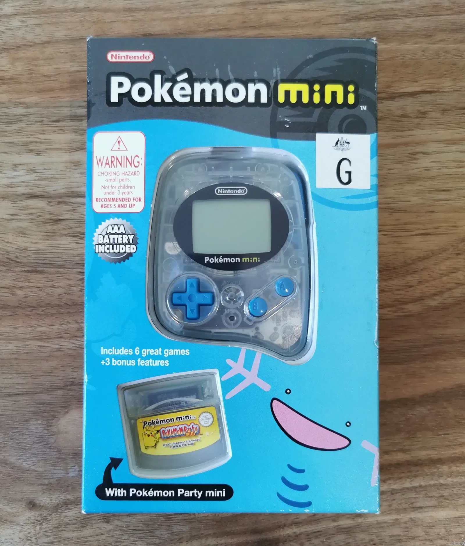 任天堂 Pokémon mini クリア Nintendo Pokémon mini クリアブルー Nintendo- 【公式通販】