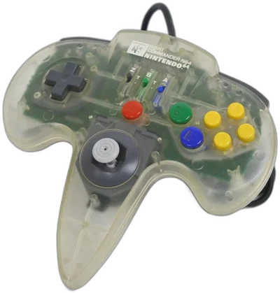 HORI Nintendo 64 Clear Commander Controller