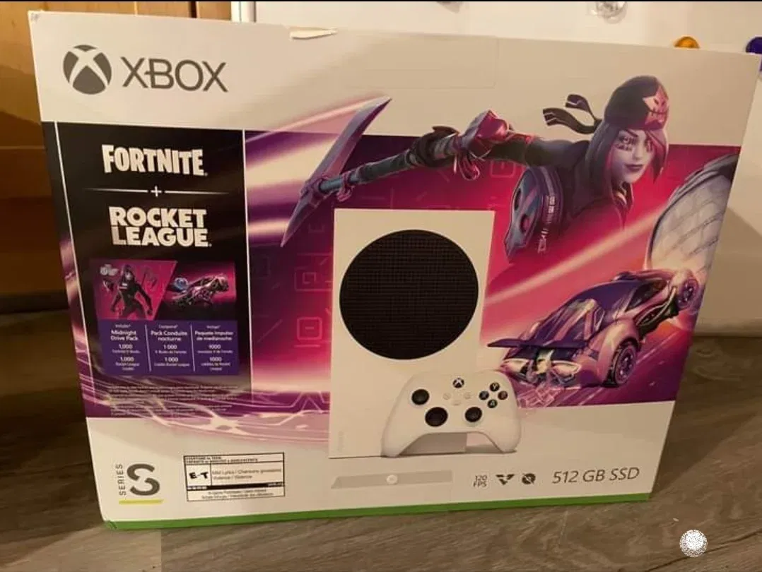 MICROSOFT CONSOLE XBOX SERIES S + FORTNITE+ROCKET LEAGUE+FALLGUYS – igabiba