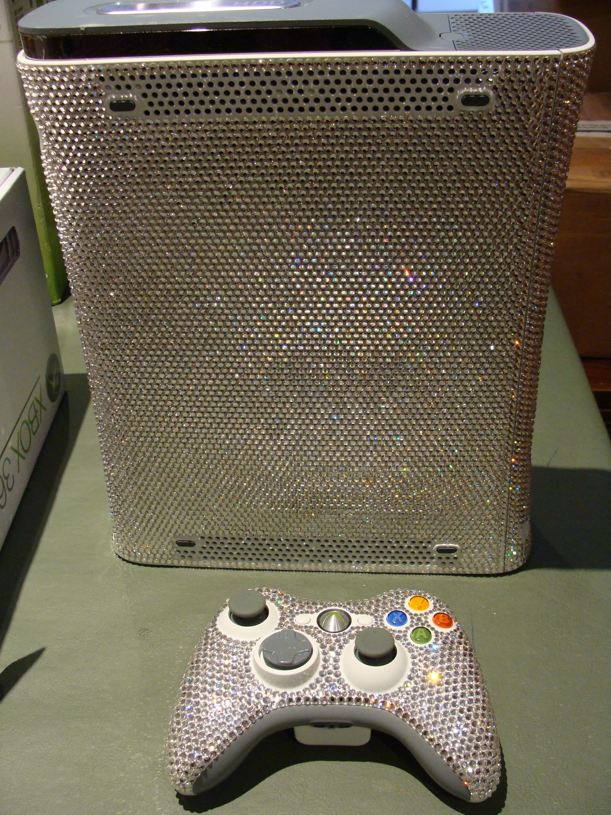  Microsoft Xbox 360 Swarovski Crystal Console