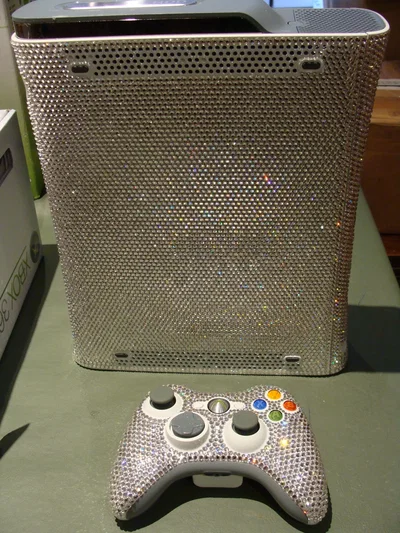 Microsoft Xbox 360 Swarovski Crystal Console