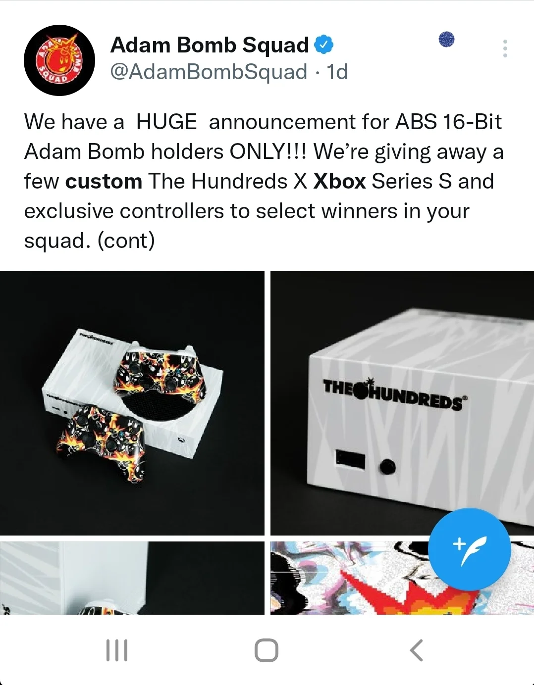  Microsoft Xbox Series S Adam Bomb Squad Console