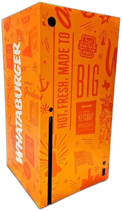 Microsoft Xbox Series X Whataburger x Nmplol Console