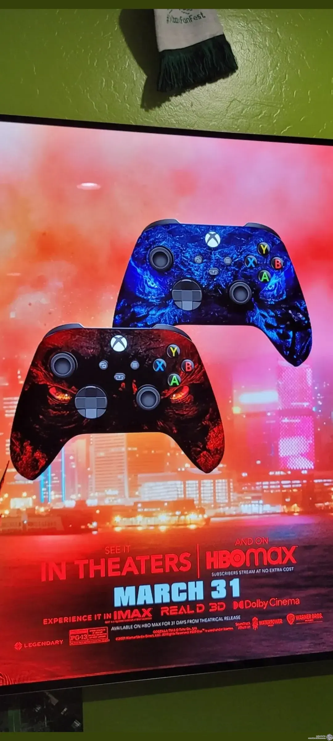 Godzilla Xbox Controller Consolevariations - Microsoft Xbox Series X Godzilla vs Kong Controller ...