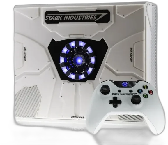  Microsoft Xbox One S Stark Industries Civil War Console