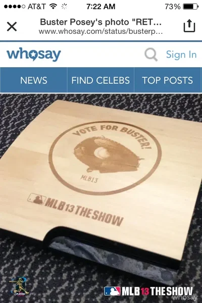 Sony PlayStation 3 Slim MLB 13 Vote for Buster! Consoles