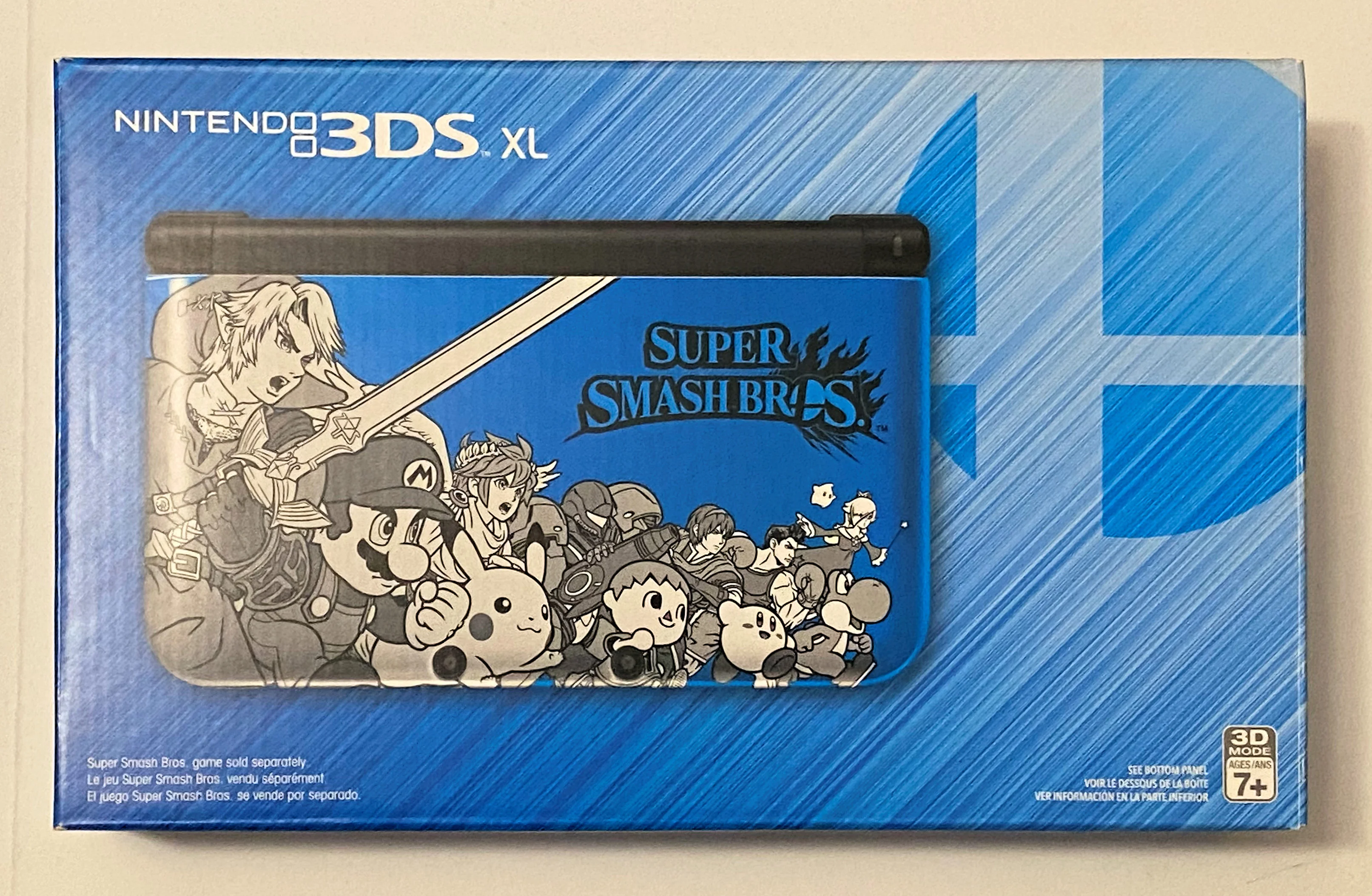  Nintendo 3DS XL Super Smash Bros Blue Console [US]