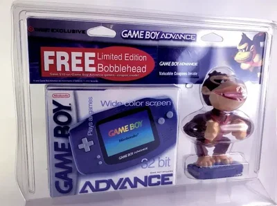 Nintendo GBA Donkey Kong Bobblehead Target Bundle