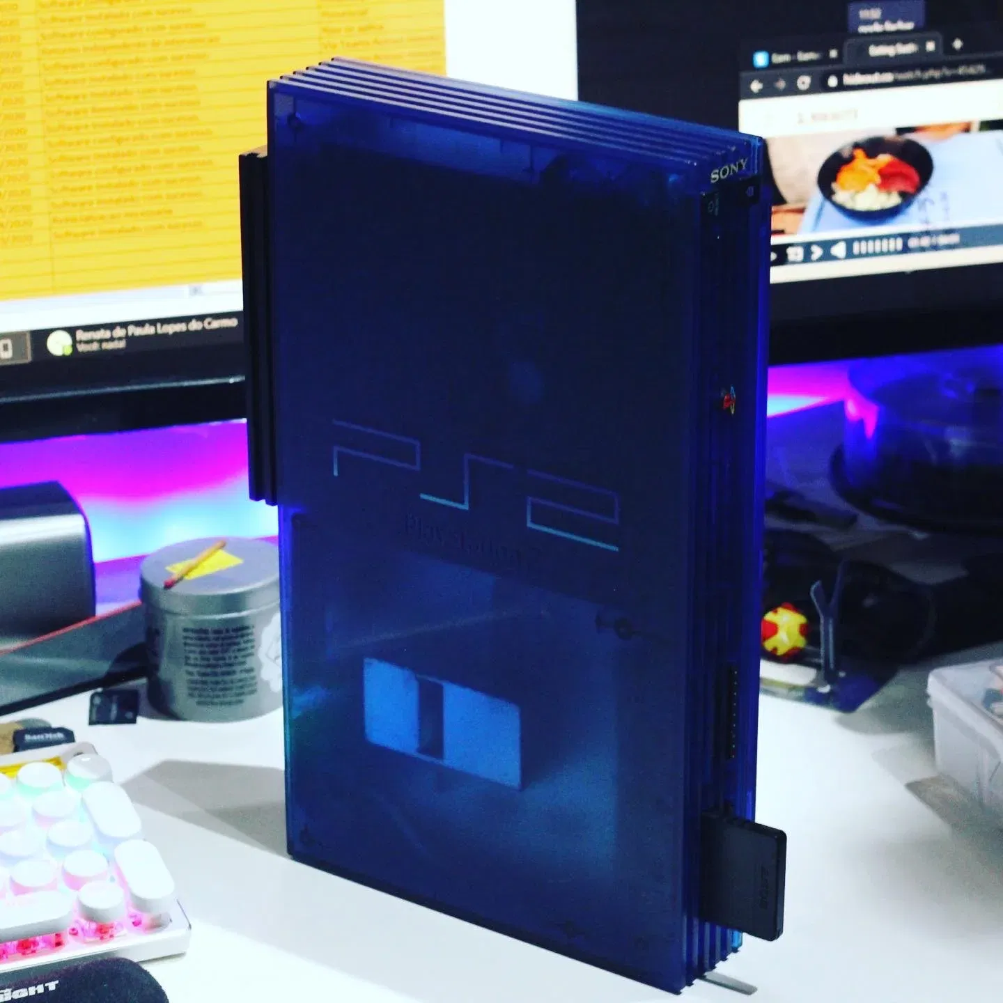 Sony PlayStation 2 Ocean Blue Console - Consolevariations