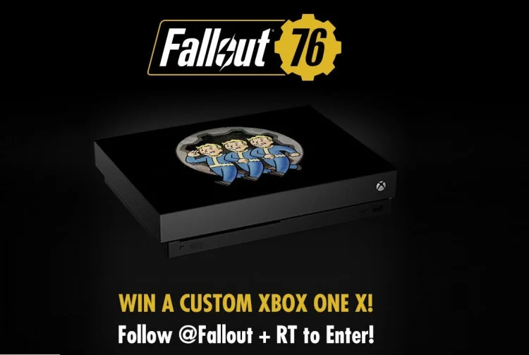  Microsoft Xbox One X Fallout 76 Console