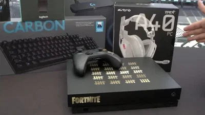 Microsoft Xbox One X Fortnite Console